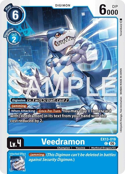 Veedramon (EX13-019 C) [Chivalrous XIII]
