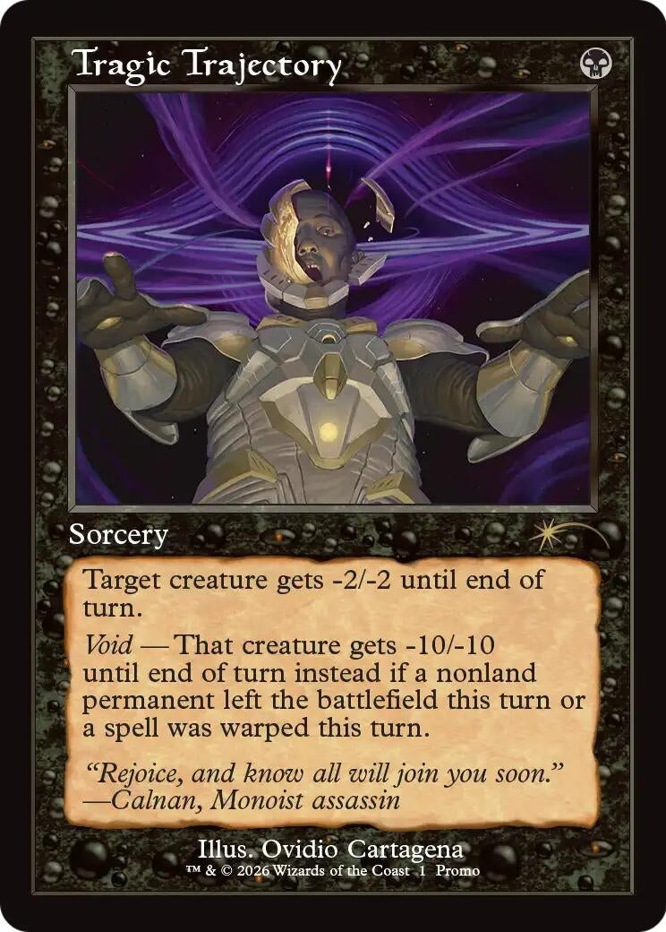 Image for Tragic Trajectory (Retro Frame) (1) [WPN & Gateway Promos] - Magic: The Gathering