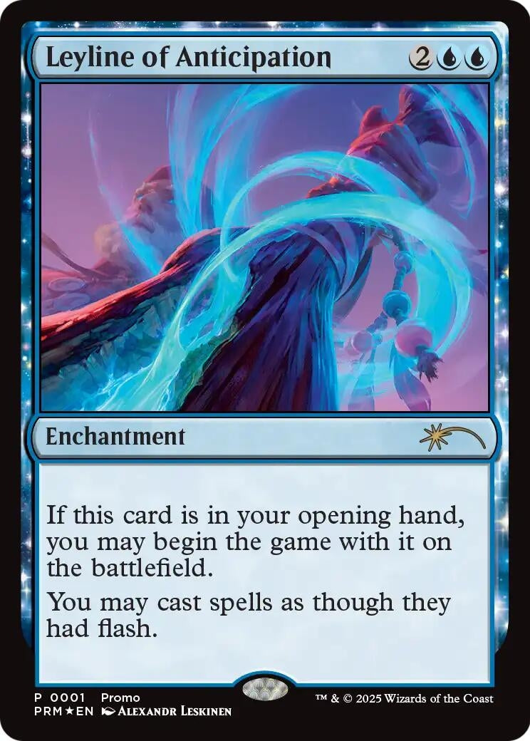 Image for Leyline of Anticipation (1) [Unique and Miscellaneous Promos] - Magic: The Gathering