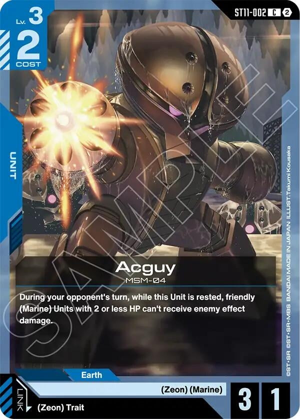 Image for Acguy (ST11-002) [Starter Deck 11: Aquatic Assault] - Gundam Card Game