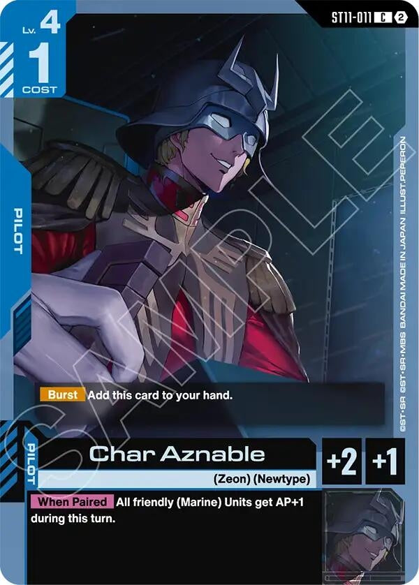 Image for Char Aznable (ST11-011) [Starter Deck 11: Aquatic Assault] - Gundam Card Game