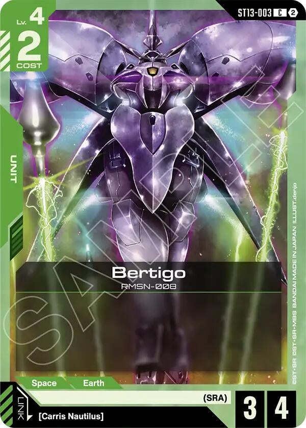 Image for Bertigo (ST13-003) [Starter Deck 13: Silent Barrage] - Gundam Card Game