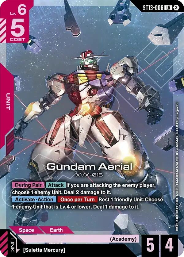 Image for Gundam Aerial (ST13-006) [Starter Deck 13: Silent Barrage] - Gundam Card Game