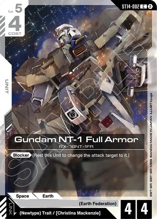 Image for Gundam NT-1 Full Armor (ST14-002) [Starter Deck 14: Heavy Dominion] - Gundam Card Game