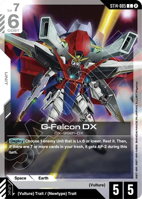 Image for G-Falcon DX (ST14-005) [Starter Deck 14: Heavy Dominion] - Gundam Card Game