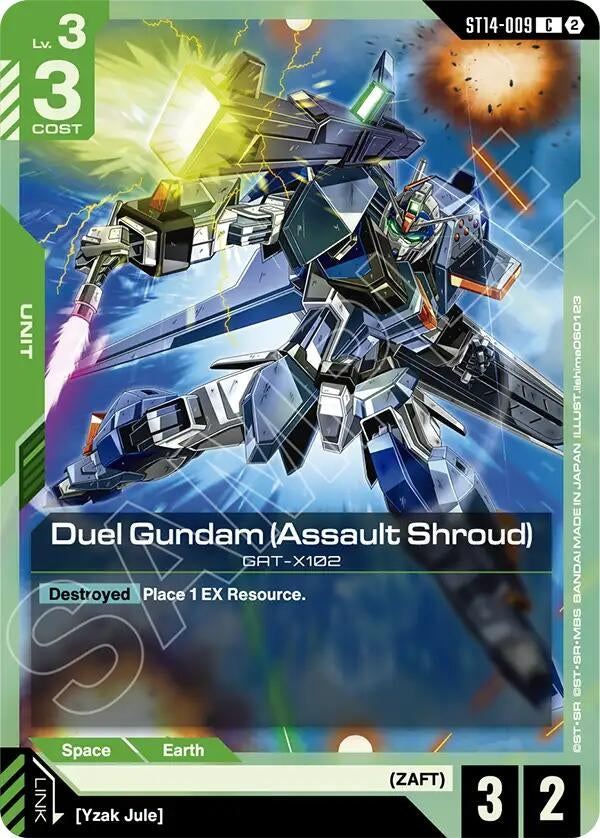 Image for Duel Gundam (Assault Shroud) (ST14-009) [Starter Deck 14: Heavy Dominion] - Gundam Card Game