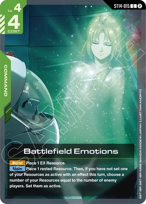 Image for Battlefield Emotions (ST14-015) [Starter Deck 14: Heavy Dominion] - Gundam Card Game