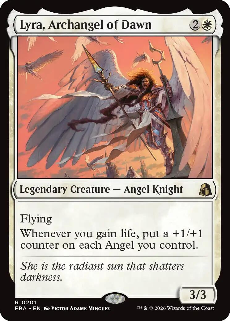 Image for Lyra, Archangel of Dawn (201) [Reality Fracture] - Magic: The Gathering