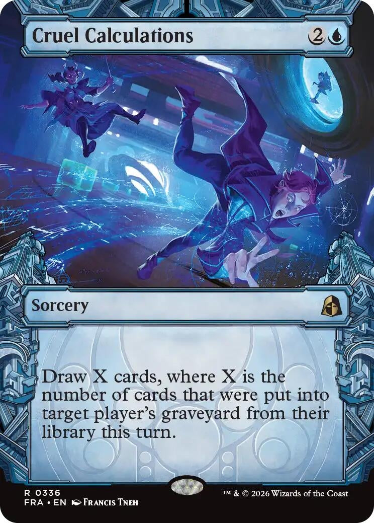 Image for Cruel Calculations (Showcase) (336) [Reality Fracture] - Magic: The Gathering