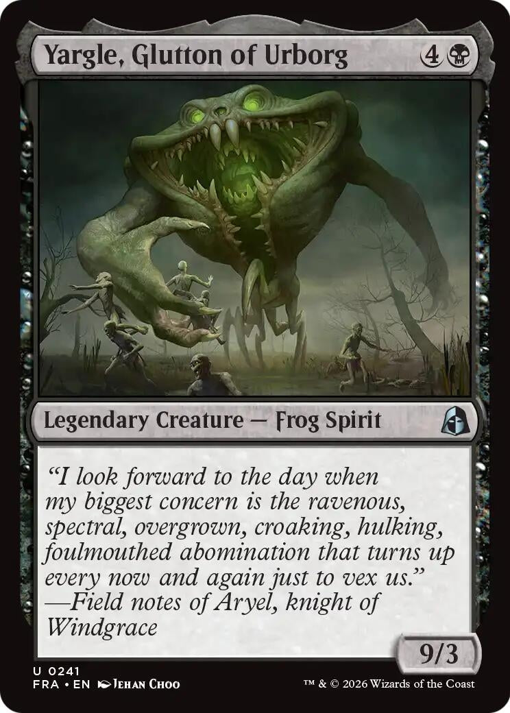 Image for Yargle, Glutton of Urborg (241) [Reality Fracture] - Magic: The Gathering