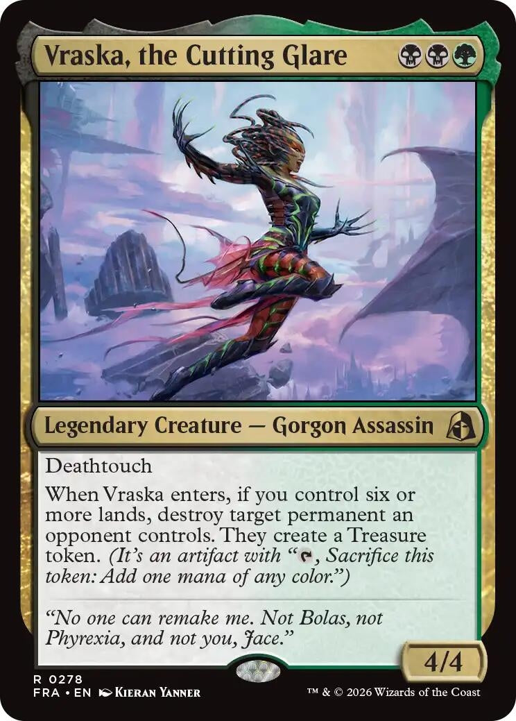 Image for Vraska, the Cutting Glare (278) [Reality Fracture] - Magic: The Gathering