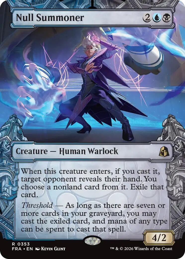 Image for Null Summoner (Showcase) (353) [Reality Fracture] - Magic: The Gathering