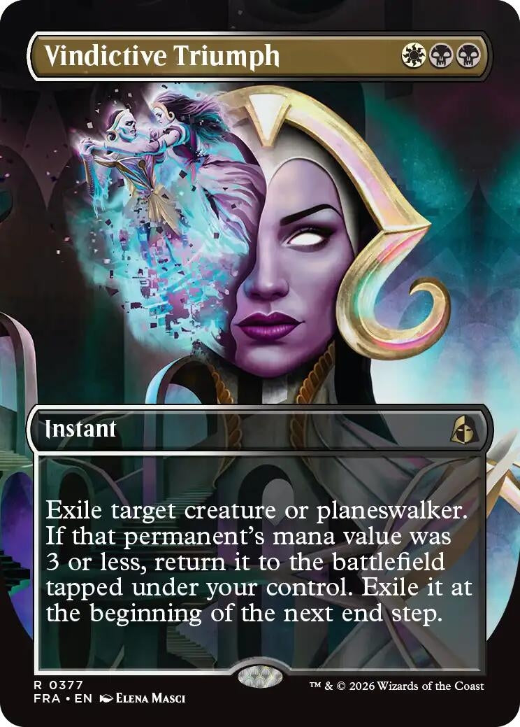 Image for Vindictive Triumph (Borderless) (377) [Reality Fracture] - Magic: The Gathering