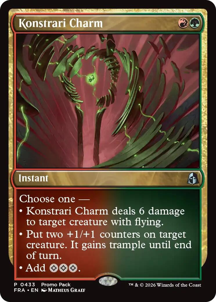 Image for Konstrari Charm (433) [Promo Pack: Reality Fracture] - Magic: The Gathering