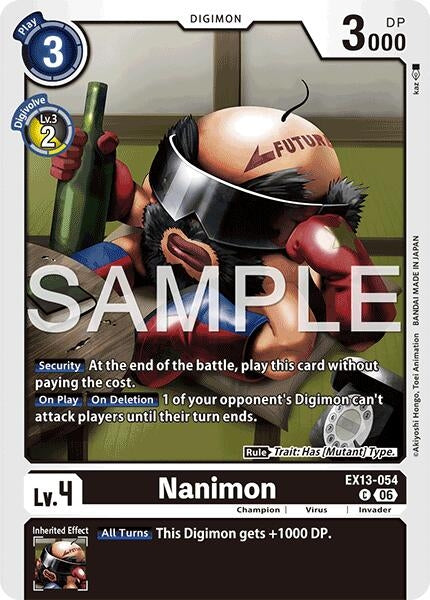 Image for Nanimon (EX13-054 C) [Chivalrous XIII] - Digimon Card Game