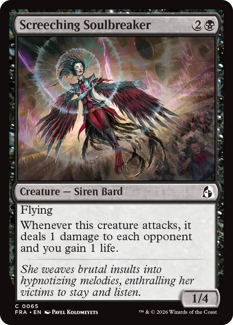 Image for Screeching Soulbreaker (65) [Reality Fracture] - Magic: The Gathering