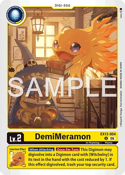 DemiMeramon (EX13-004 U) [Chivalrous XIII]