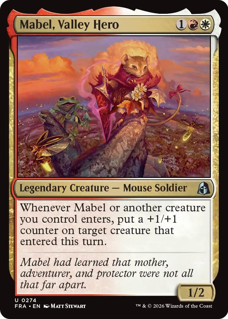 Image for Mabel, Valley Hero (274) [Reality Fracture] - Magic: The Gathering