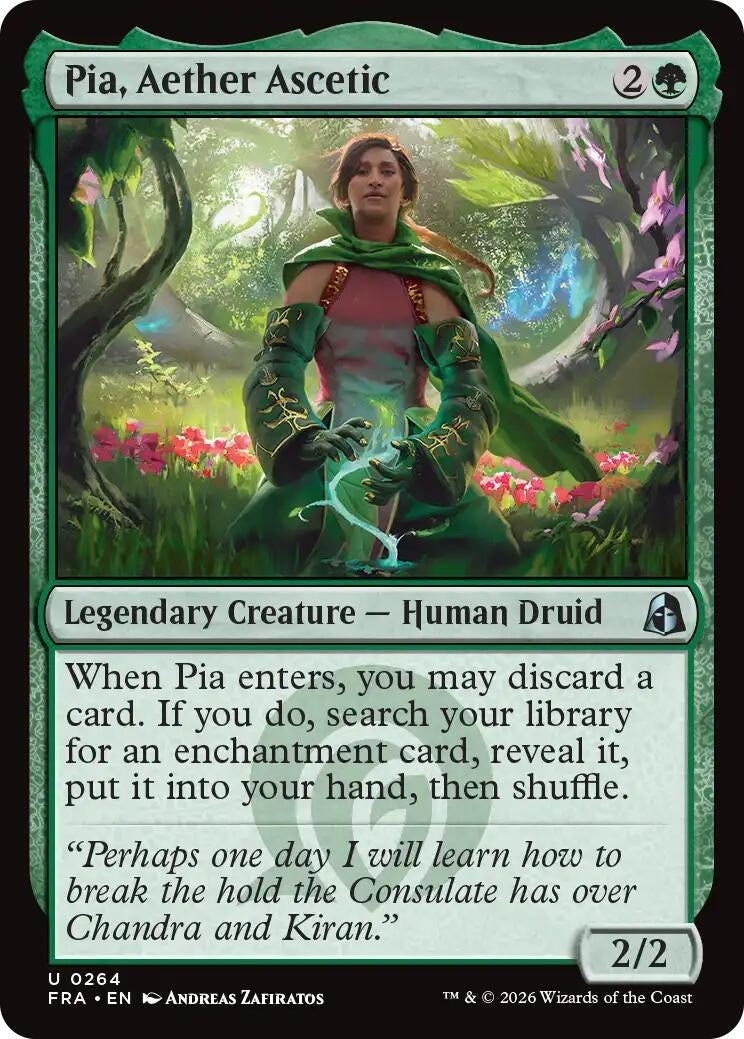 Image for Pia, Aether Ascetic (264) [Reality Fracture] - Magic: The Gathering