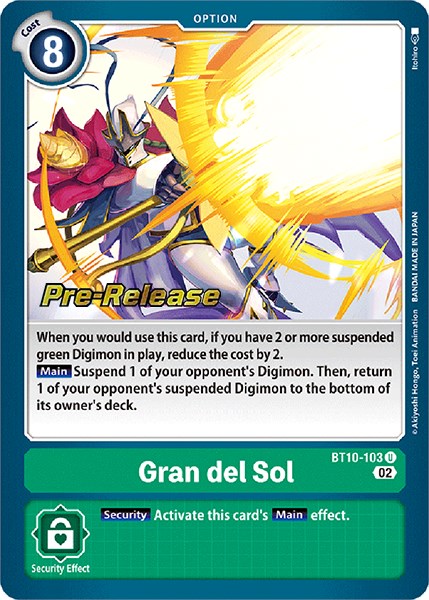 Gran del Sol (BT10-103 U) [Xros Encounter Pre-Release Cards]