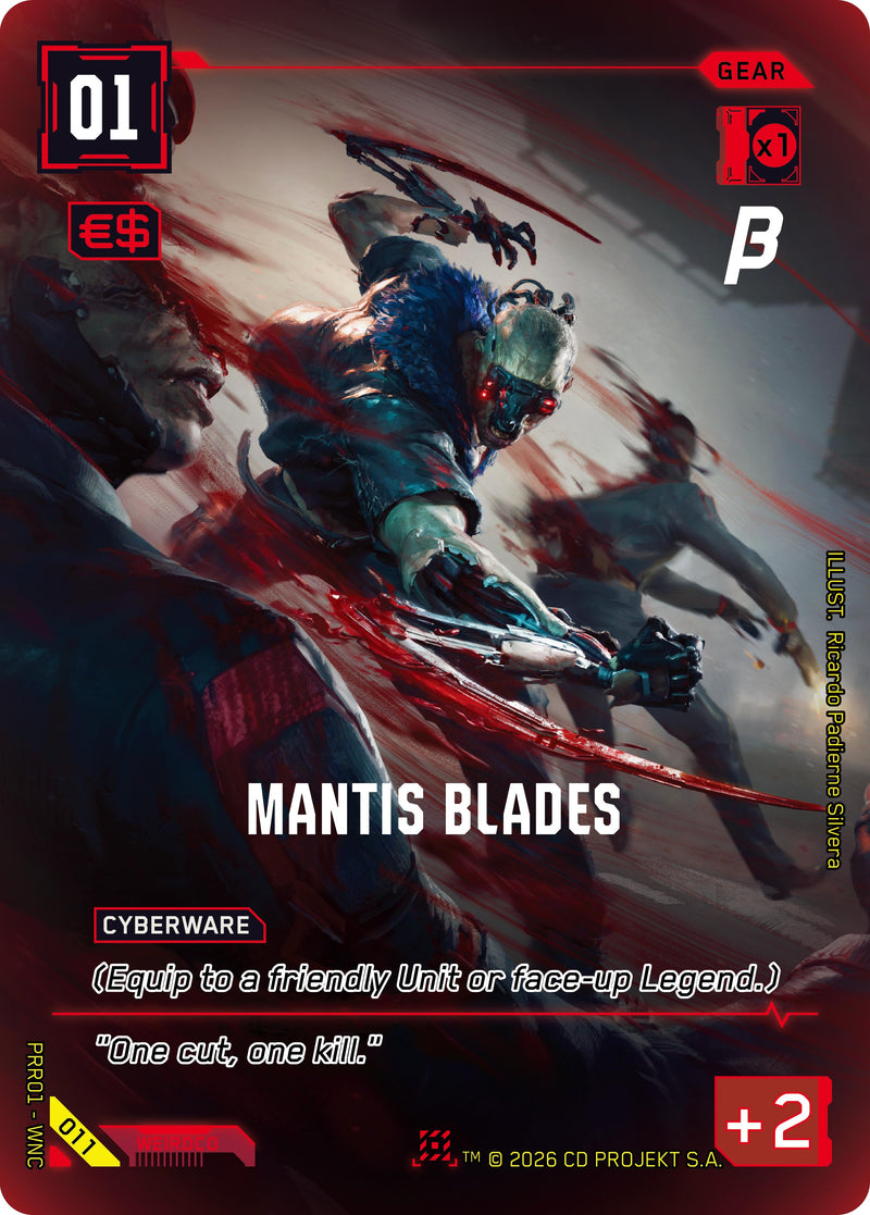 Image for Mantis Blades (011) [Pre-Release Beta] - Cyberpunk TCG