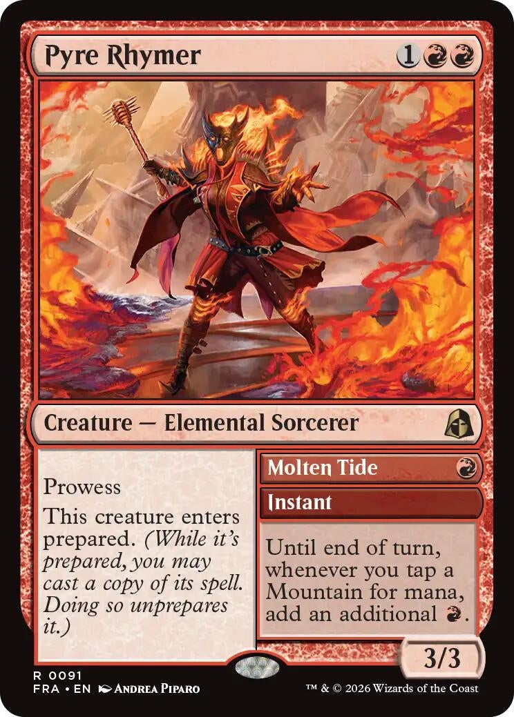 Image for Pyre Rhymer (91) [Reality Fracture] - Magic: The Gathering