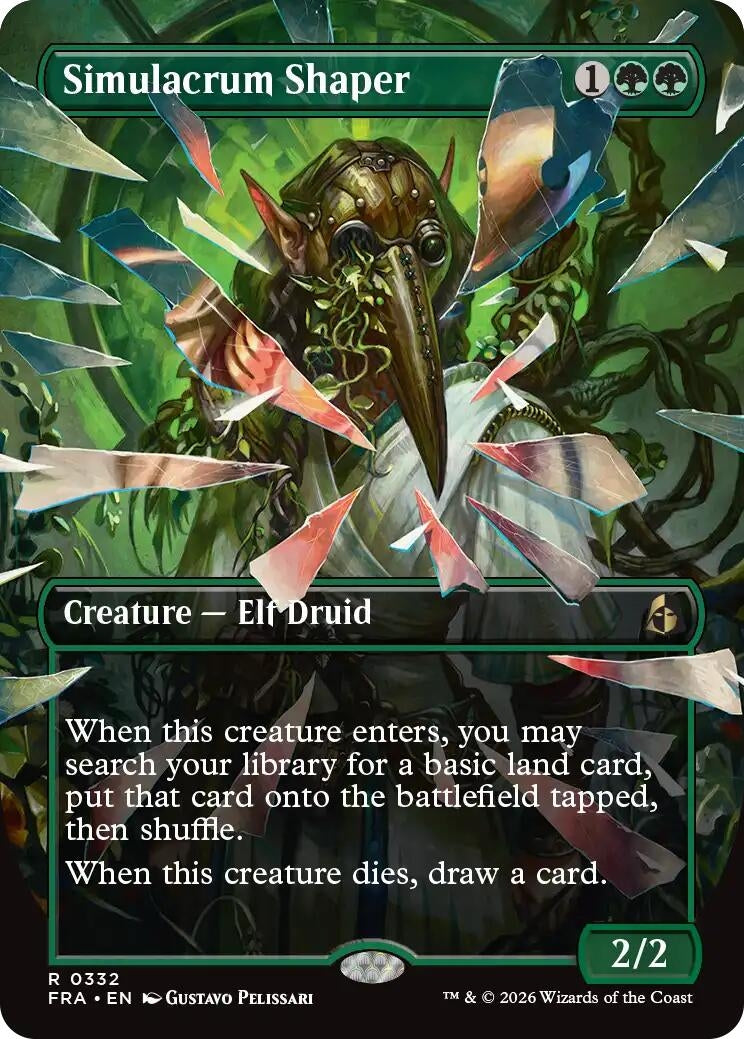 Image for Simulacrum Shaper (Borderless) (332) [Reality Fracture] - Magic: The Gathering