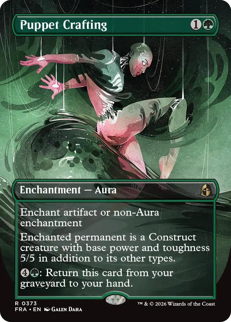 Image for Puppet Crafting (Borderless) (373) [Reality Fracture] - Magic: The Gathering