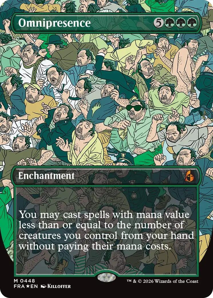 Image for Omnipresence (Borderless) (0448) (448) [Reality Fracture] - Magic: The Gathering