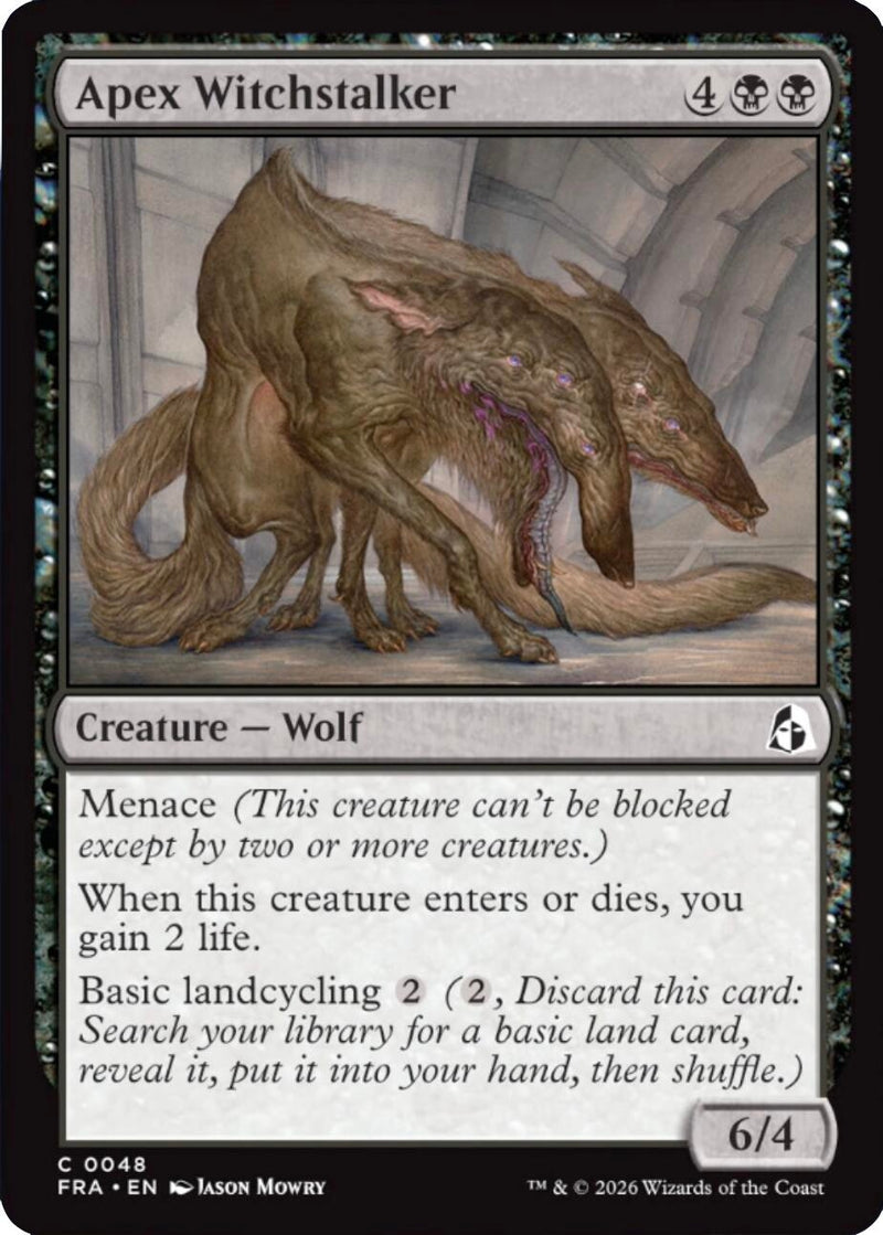 Image for Apex Witchstalker (48) [Reality Fracture] - Magic: The Gathering