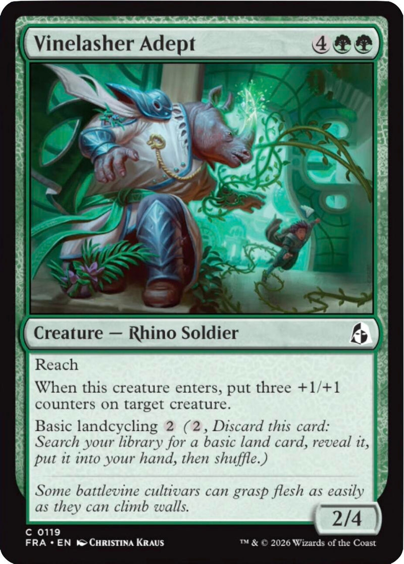 Image for Vinelasher Adept (119) [Reality Fracture] - Magic: The Gathering