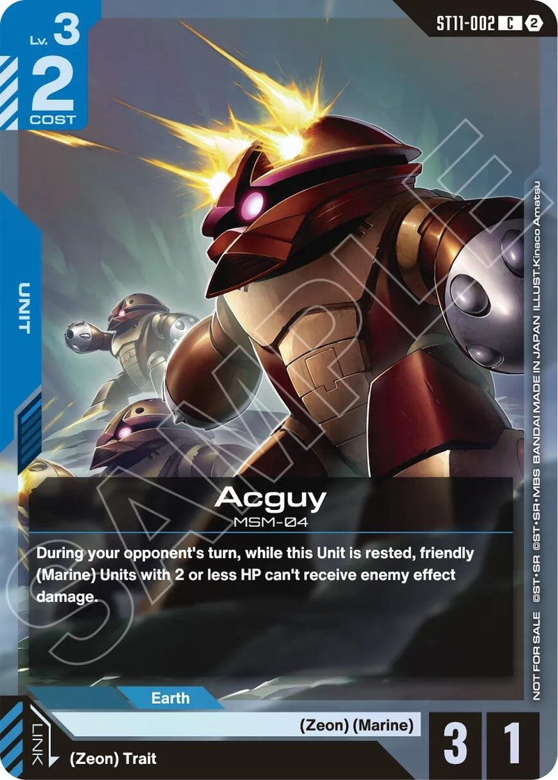 Image for Acguy (ST11-ST14 Release Event) (ST11-002) [Gundam Promotional Cards] - Gundam Card Game
