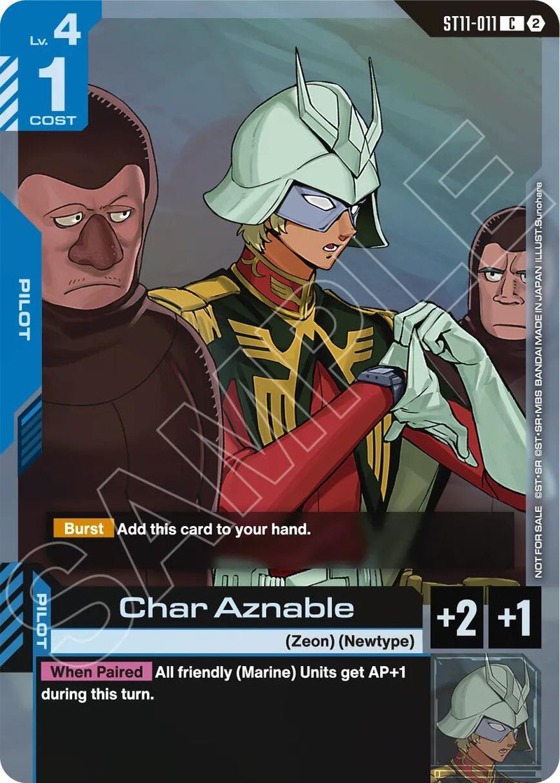 Image for Char Aznable (ST11-ST14 Release Event) (ST11-011) [Gundam Promotional Cards] - Gundam Card Game