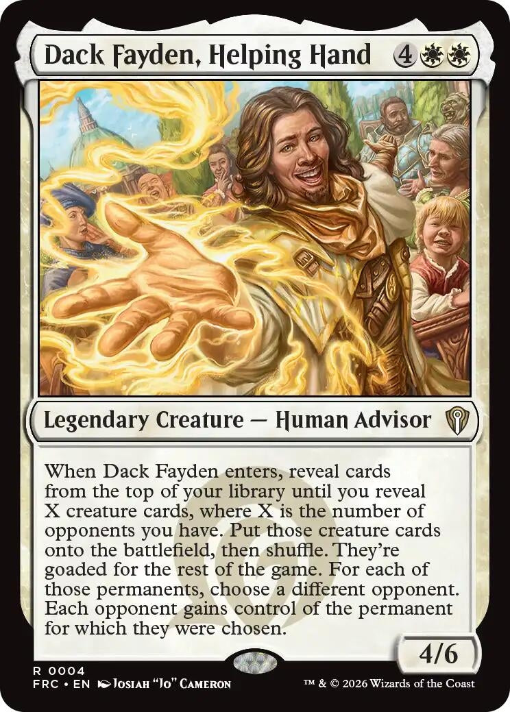 Image for Dack Fayden, Helping Hand (4) [Commander: Reality Fracture] - Magic: The Gathering