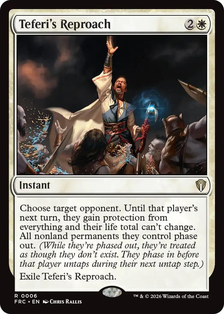 Image for Teferi's Reproach (6) [Commander: Reality Fracture] - Magic: The Gathering