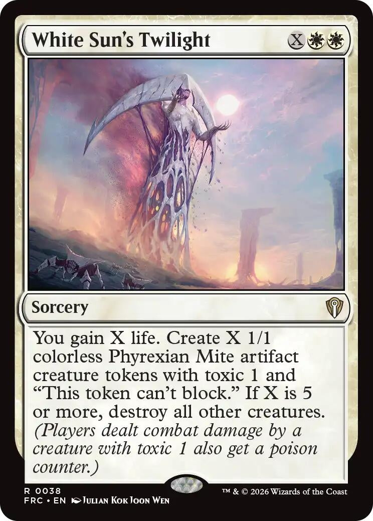 Image for White Sun's Twilight (38) [Commander: Reality Fracture] - Magic: The Gathering