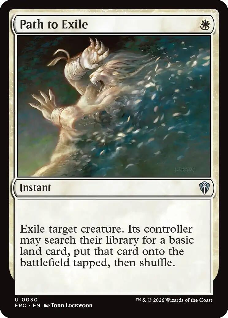 Image for Path to Exile (30) [Commander: Reality Fracture] - Magic: The Gathering