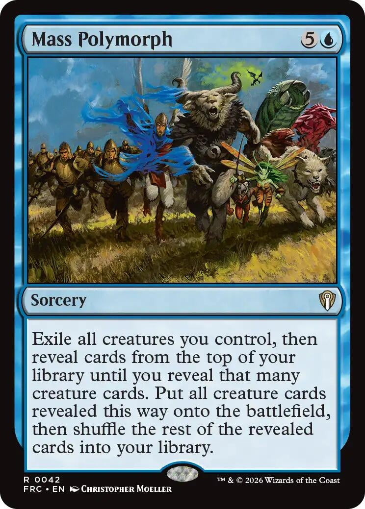 Image for Mass Polymorph (42) [Commander: Reality Fracture] - Magic: The Gathering