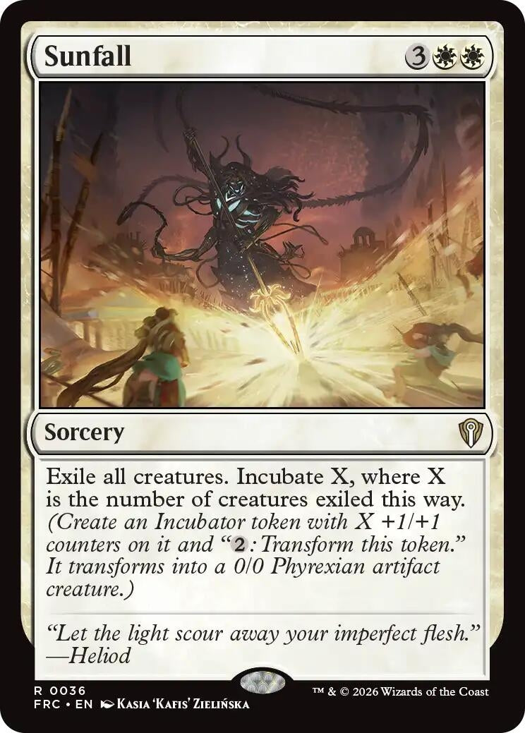 Image for Sunfall (36) [Commander: Reality Fracture] - Magic: The Gathering