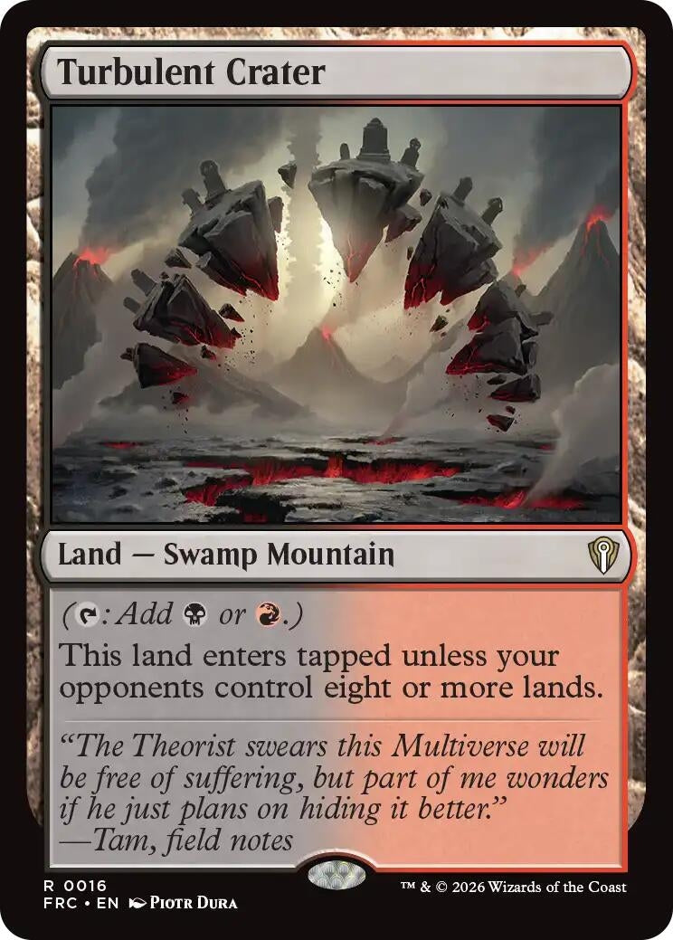 Image for Turbulent Crater (16) [Commander: Reality Fracture] - Magic: The Gathering