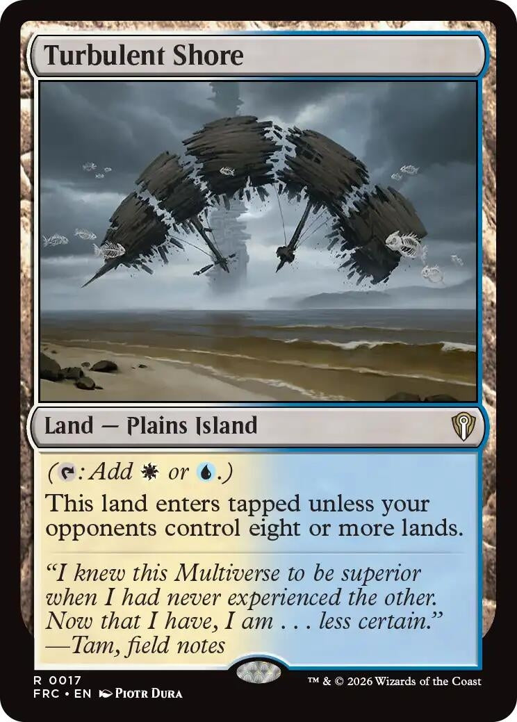 Image for Turbulent Shore (17) [Commander: Reality Fracture] - Magic: The Gathering