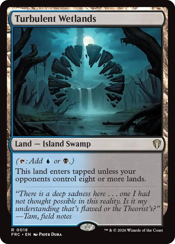 Image for Turbulent Wetlands (18) [Commander: Reality Fracture] - Magic: The Gathering