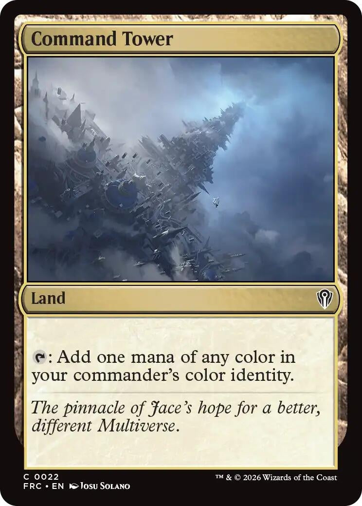 Image for Command Tower (22) [Commander: Reality Fracture] - Magic: The Gathering