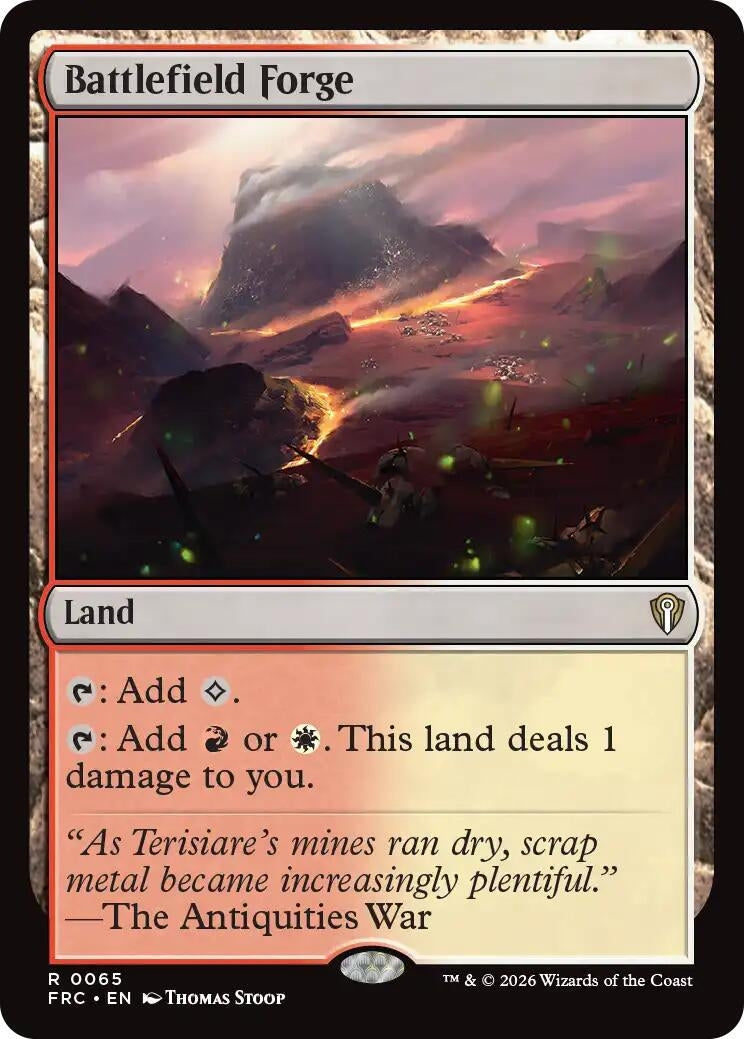 Image for Battlefield Forge (65) [Commander: Reality Fracture] - Magic: The Gathering