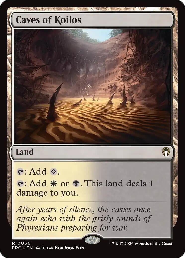 Image for Caves of Koilos (66) [Commander: Reality Fracture] - Magic: The Gathering