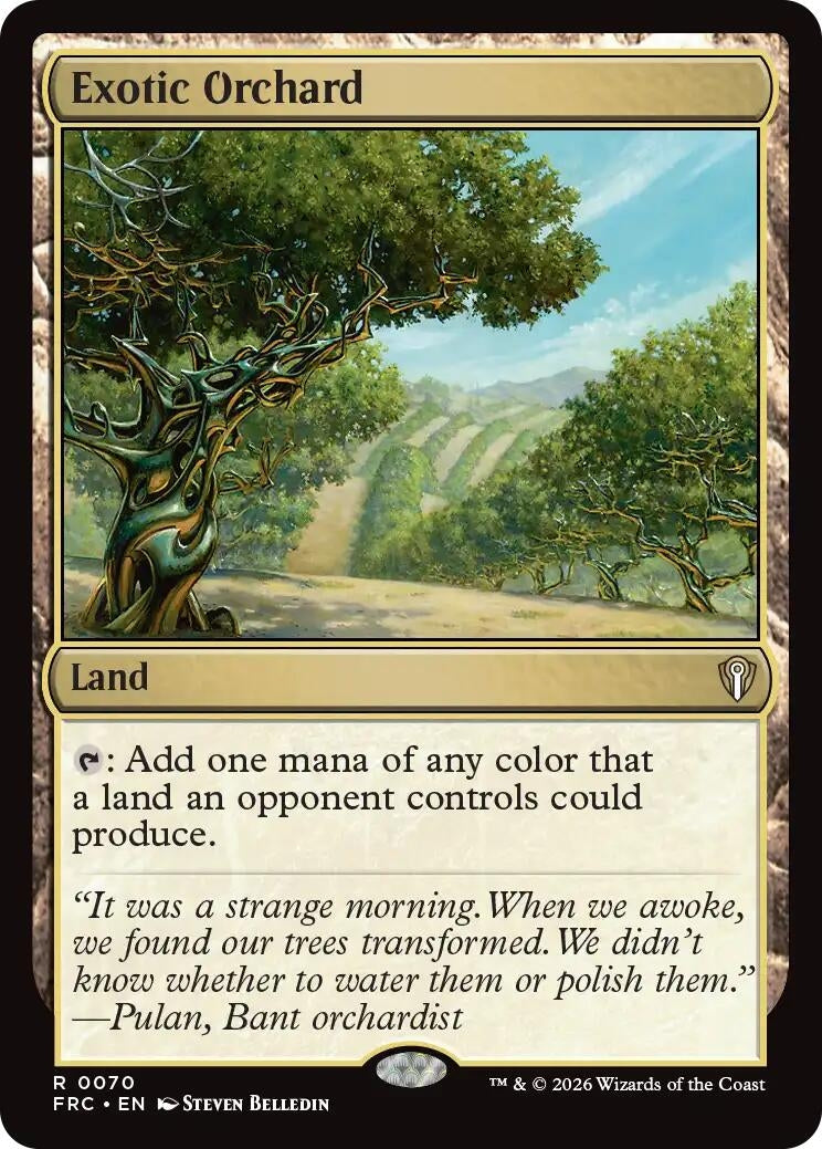 Image for Exotic Orchard (70) [Commander: Reality Fracture] - Magic: The Gathering