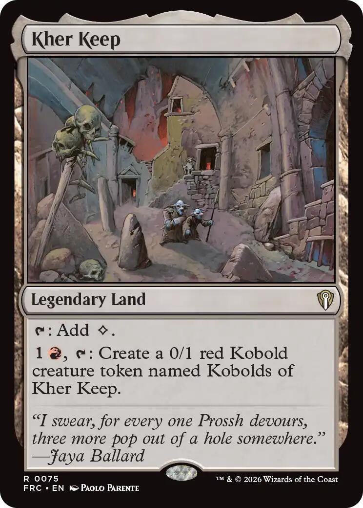 Image for Kher Keep (75) [Commander: Reality Fracture] - Magic: The Gathering