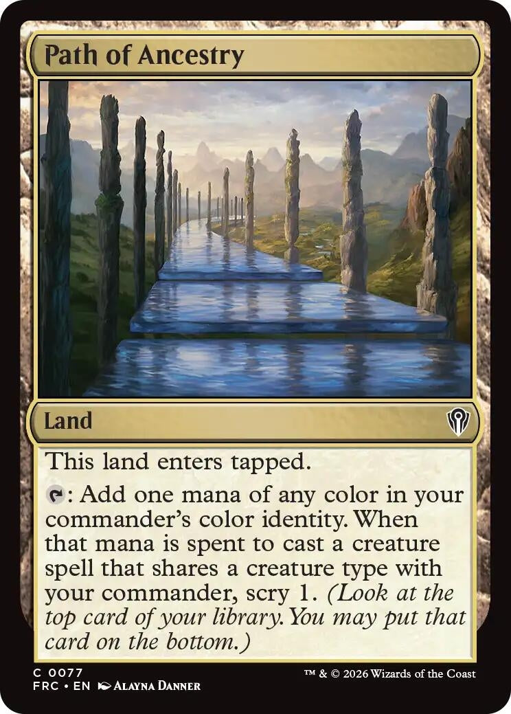 Image for Path of Ancestry (77) [Commander: Reality Fracture] - Magic: The Gathering
