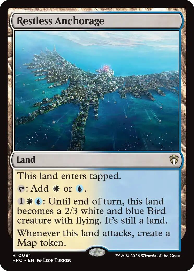 Image for Restless Anchorage (81) [Commander: Reality Fracture] - Magic: The Gathering