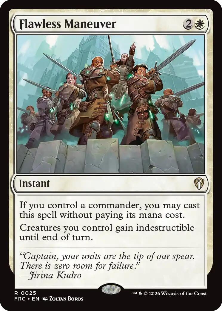 Image for Flawless Maneuver (25) [Commander: Reality Fracture] - Magic: The Gathering
